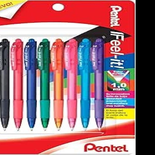 BOLIGRAFO FEEL-IT BX420 1.0MM C8 COL. SURT. PENTEL 1 C6